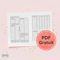 Budget Mensuel - PDF Gratuit