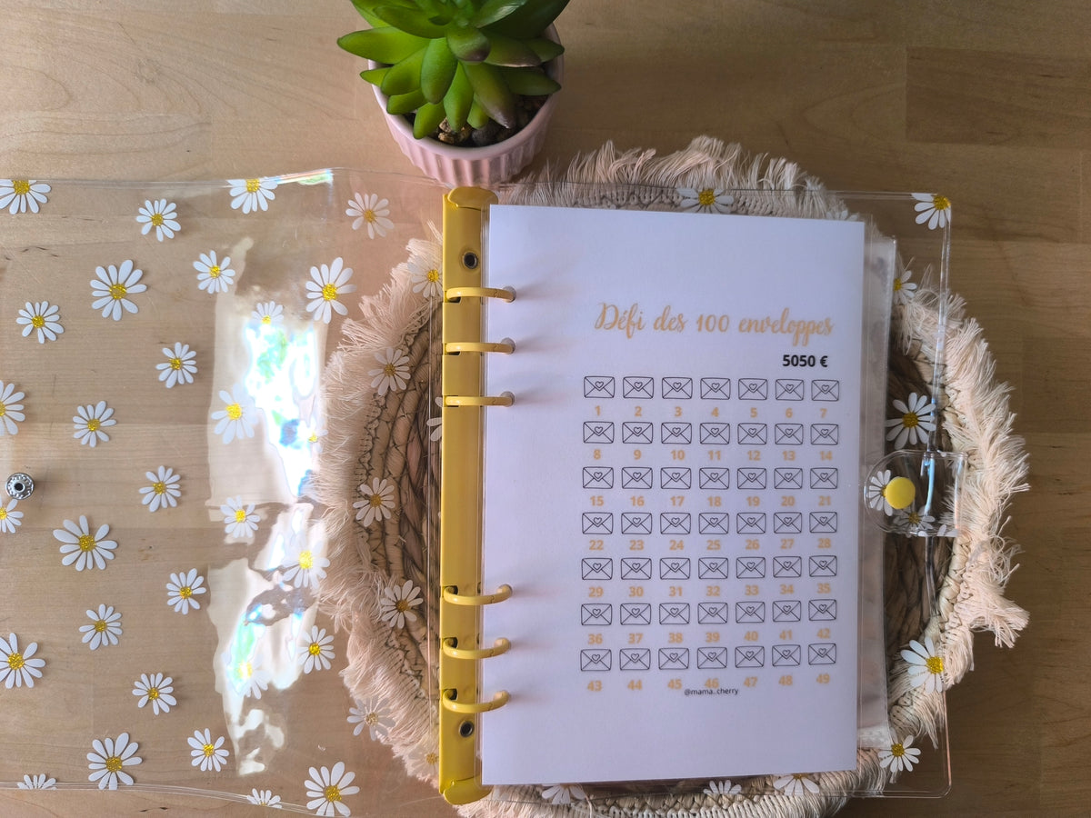 Classeur Défi des 100 Enveloppes