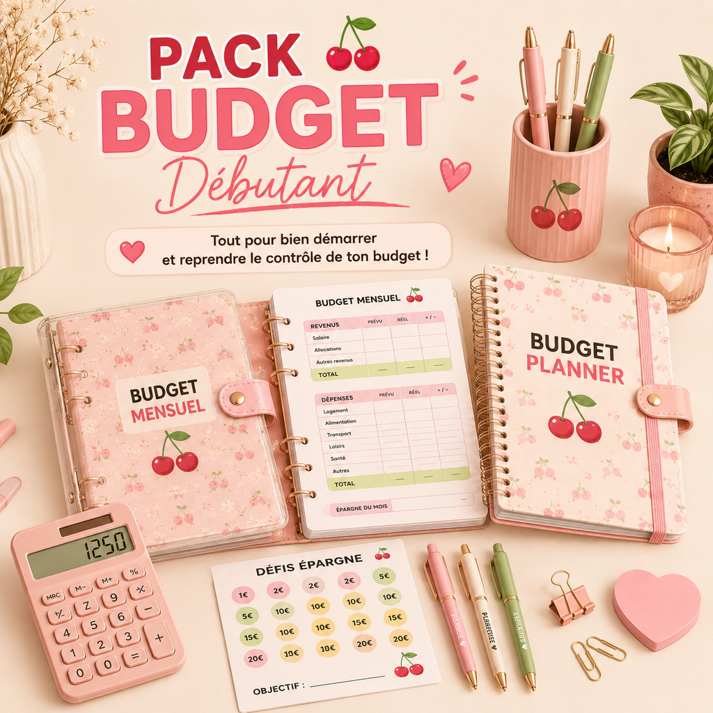 Pack budget débutant " Cherry Cosy"