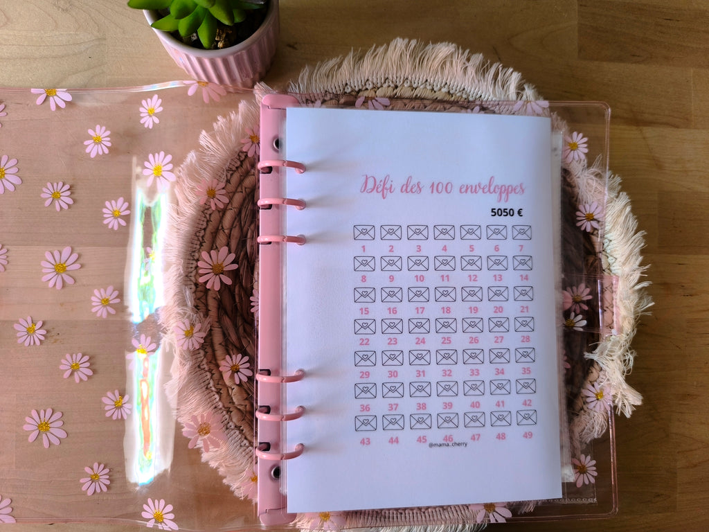 Classeur Défi des 100 Enveloppes
