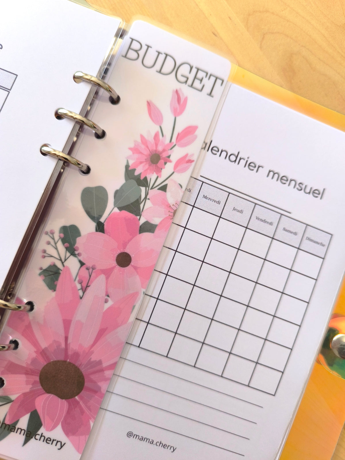 Budget Planner 2026 🍒 – Classeur A5 Budget Familial
