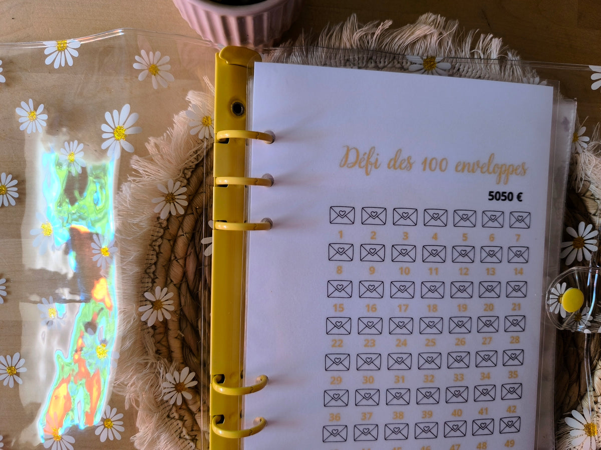 Classeur Défi des 100 Enveloppes