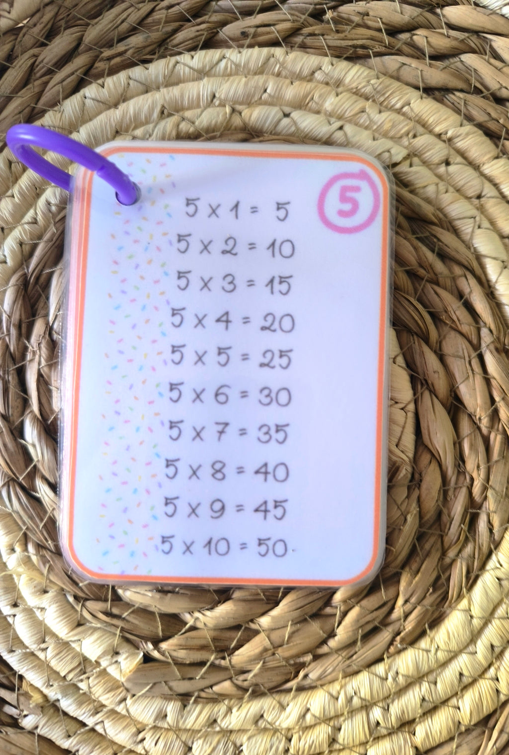 Mémo des tables de multiplication