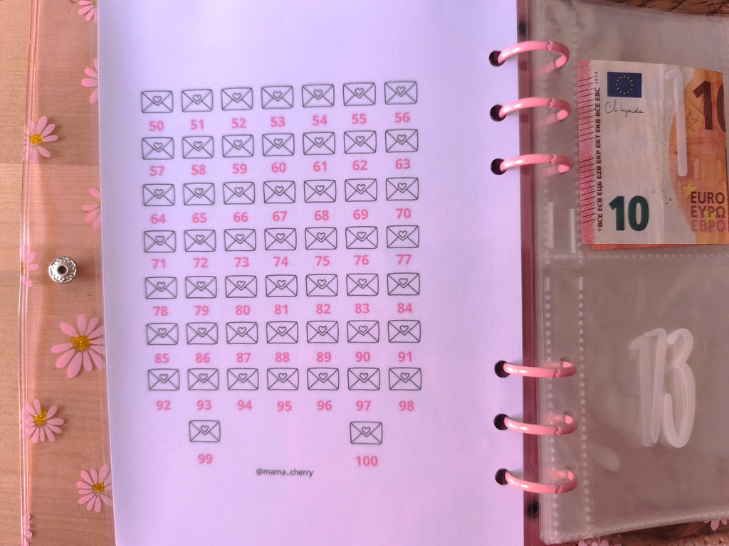 Classeur Défi des 100 Enveloppes