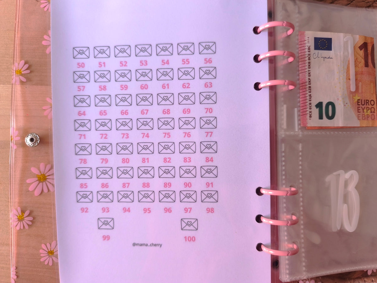 Classeur Défi des 100 Enveloppes
