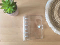 Classeur A7 Crystal/Blanc