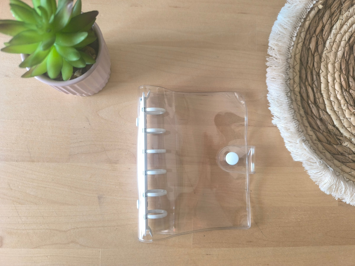 Classeur A7 Crystal/Blanc